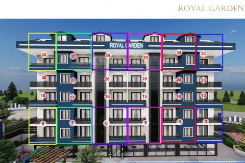 2+1 Leilighet i Kestel, Antalya, Tyrkia Nr. 115772 - 8