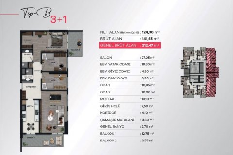 Apartment for sale in Izmir, Turkey, 79m2, No. 144944 – photo 17