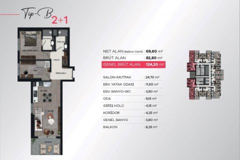 Apartment for sale in Izmir, Turkey, 79m2, No. 144944 – photo 16