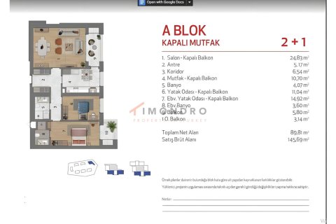 3+1 Lägenhet i Eyup, Istanbul, istanbul, Turkiet Nr. 152404 - 21