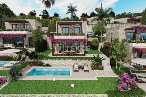 4+1 Villa  i Bodrum, Mugla, Tyrkiet Nr. 149384 - 8