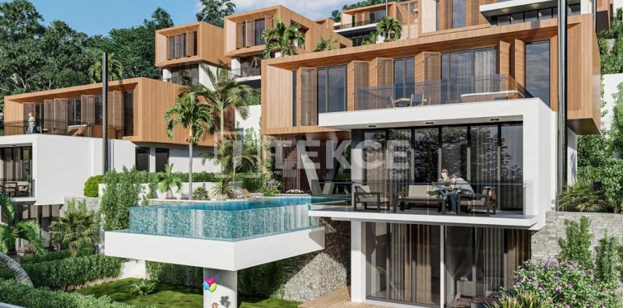 5+2 Villa  i Alanya, Antalya, Tyrkia Nr. 131980