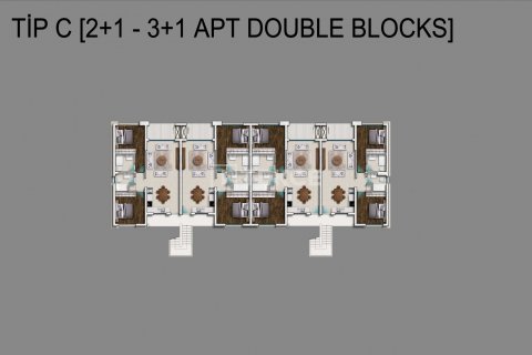 Apartment for sale in Famagusta, Northern Cyprus, 2 bedrooms, 100m2, No. 110822 – photo 10