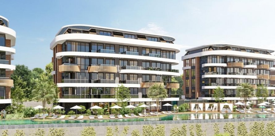 3+1 Lägenhet  i Kestel, Antalya, Turkiet Nr. 115397
