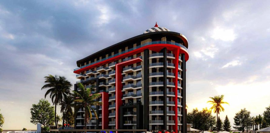 Daire  1+1  Gazipaşa, Antalya, Türkiye №77692
