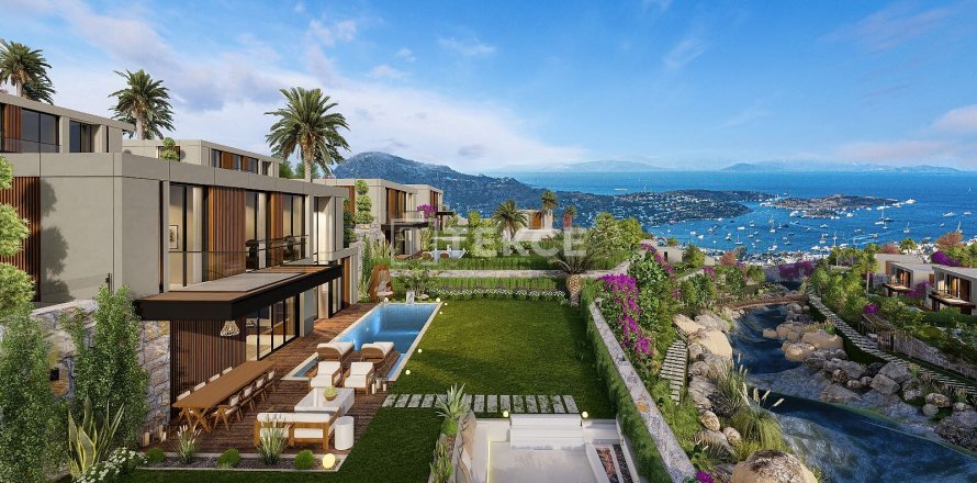 4+1 Villa in Bodrum, Mugla, Türkei Nr. 150177