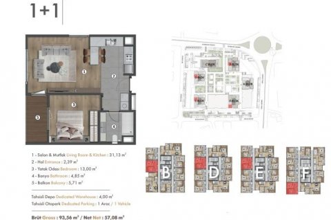 Lägenhet  i Bagcilar, Istanbul, istanbul, Turkiet Nr. 112073 - 22