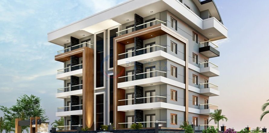 1+1 Lejlighed  i Alanya, Antalya, Tyrkiet Nr. 211518