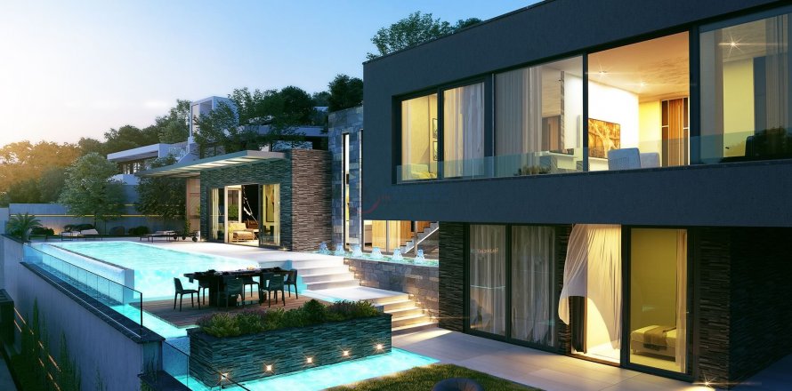 4+1 Lejlighed  i Alanya, Antalya, Tyrkiet Nr. 211519