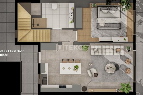 2+1 Penthouse i Iskele, Nr. 85993 - 19