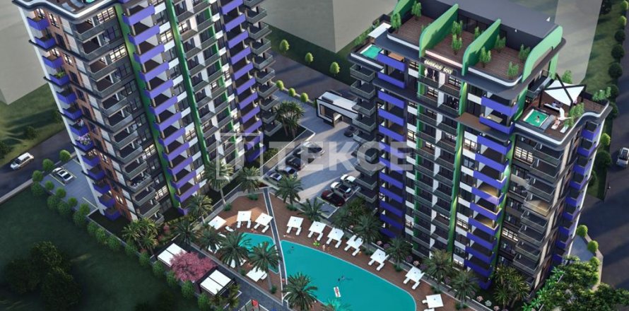 Квартира 2+1 в Мезитли, Мерсин, Турция №85486