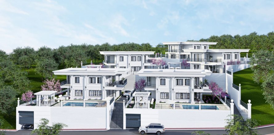 4+1 Villa  i Kargicak, Alanya, Antalya, Tyrkia Nr. 121849