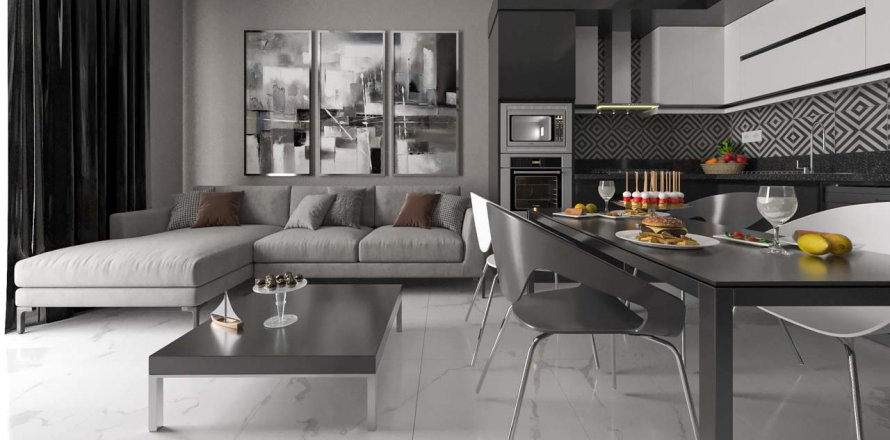 2+1 Leilighet i EKOLOJI HILL, Mahmutlar, Antalya, Tyrkia Nr. 143984