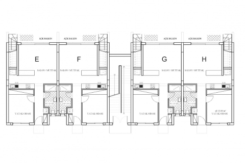 Apartment for sale in Northern Cyprus, 1 bedroom, 63m2, No. 146180 – photo 18