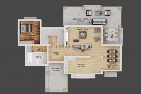 4+1 Villa  in Esentepe, Girne,  Nr. 151321 - 17