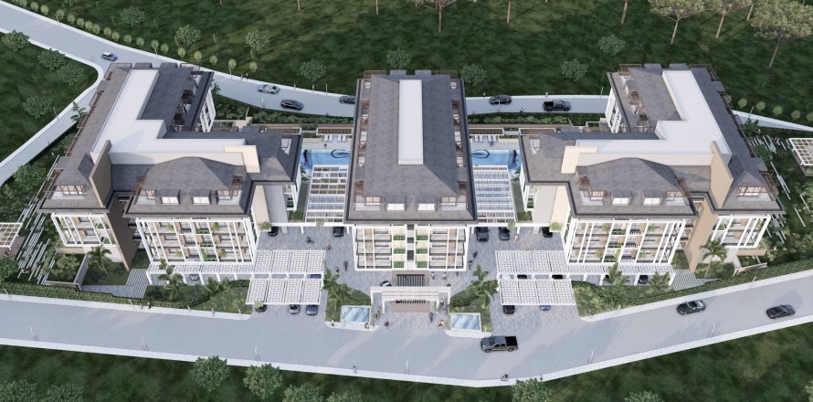 1+1 Lejlighed i Oba, Antalya, Tyrkiet Nr. 115652