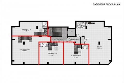 1+1 Lägenhet i Alanya, Antalya, Turkiet Nr. 206925 - 18