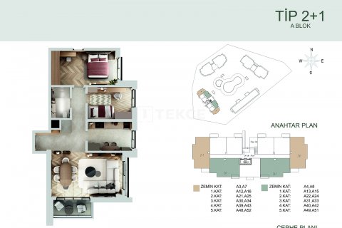 Apartment for sale in Antalya, Turkey, 1 bedroom, 50m2, No. 206921 – photo 22