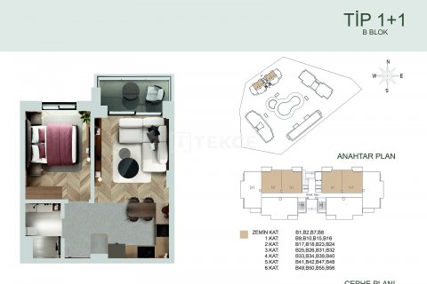2+1 Lägenhet  i Antalya, Turkiet Nr. 206924 - 23