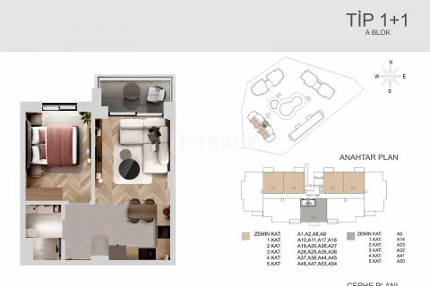 2+1 Lägenhet  i Antalya, Turkiet Nr. 206924 - 21