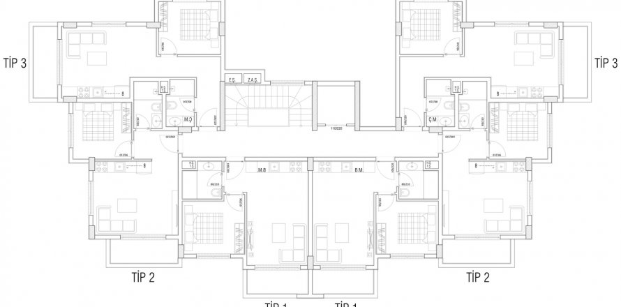 Квартира 2+1 в Каргыджаке, Аланья, Анталья, Турция №113587