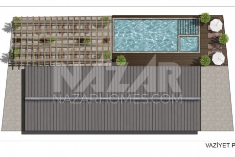 1+1 Lejlighed i Alanya, Antalya, Tyrkiet Nr. 116719 - 22