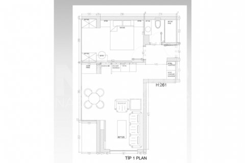 1+1 Lejlighed i Alanya, Antalya, Tyrkiet Nr. 116719 - 24