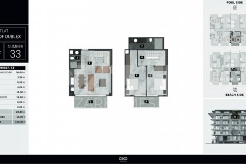 1+1 Lejlighed  i Kestel, Bursa, Tyrkiet Nr. 116756 - 22