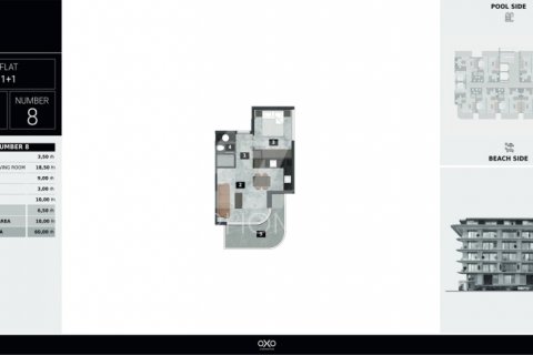 1+1 Lejlighed  i Kestel, Bursa, Tyrkiet Nr. 116756 - 26
