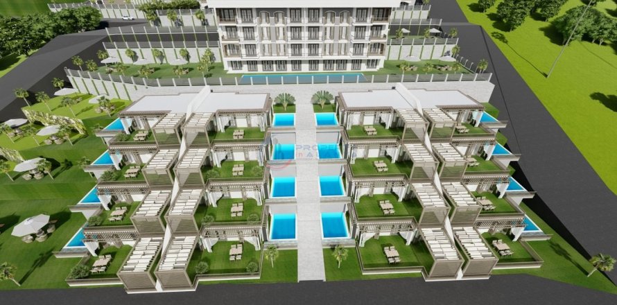 1+1 Leilighet i Alanya, Antalya, Tyrkia Nr. 211415