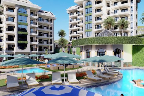 3+1 Lejlighed  i Alanya, Antalya, Tyrkiet Nr. 211424
