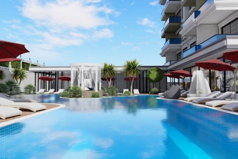 1+1 Lejlighed  i Alanya, Antalya, Tyrkiet Nr. 211416