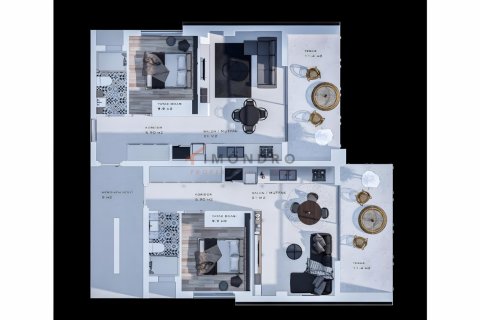 Продажа квартиры в Бахчели, Гирне, Северный Кипр 1+1, 65м2, №193935 – фото 26