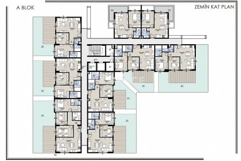 Daire 1+1 Alanya, Antalya, Türkiye №73348 - 2