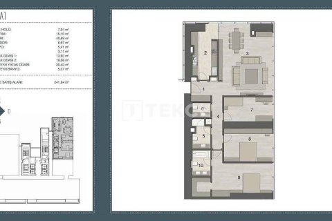 3+1 Lejlighed i Istanbul, Tyrkiet Nr. 44964 - 23