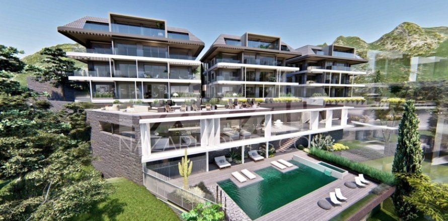 Daire  1+1  Alanya, Antalya, Türkiye №116675