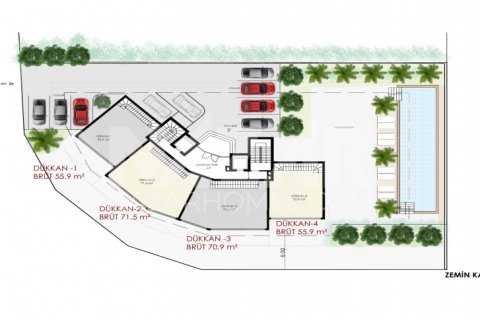 1+1 Wohnung  in Alanya, Antalya, Türkei Nr. 116673 - 14