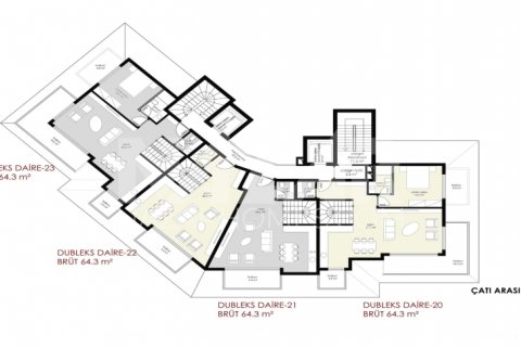 1+1 Wohnung  in Alanya, Antalya, Türkei Nr. 116673 - 13