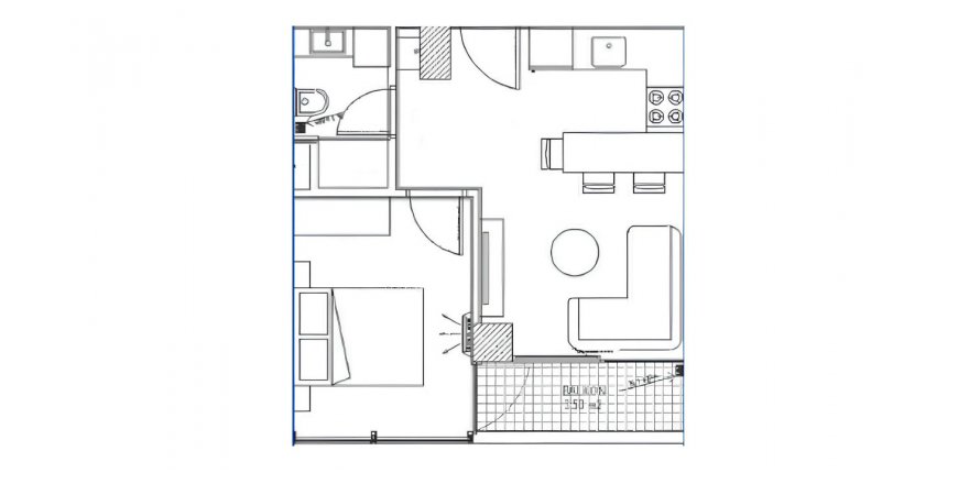 1+1 Lägenhet i New Level Premium, Incekum, Antalya, Turkiet Nr. 133280