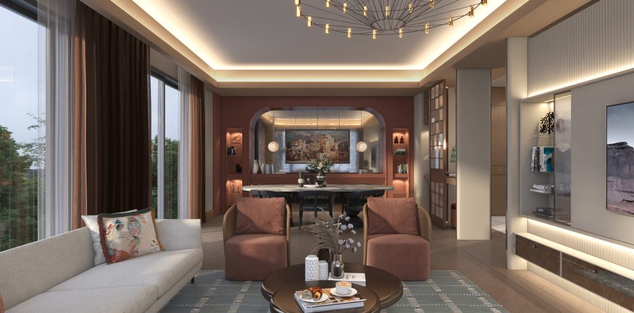 Квартира в Next Level Kemer 3+1, Эйюп, Стамбул, Турция №119158