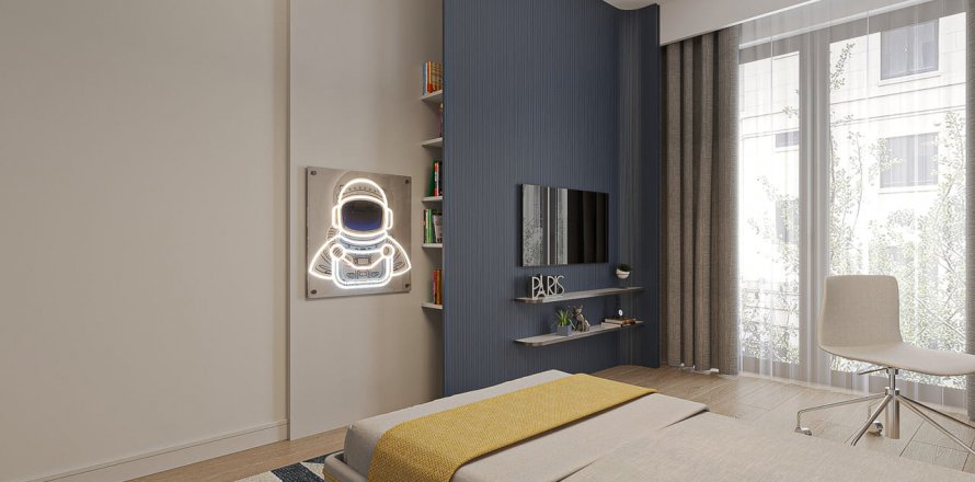 Квартира в Next Level Kemer 6+1, Эйюп, Стамбул, Турция №119165