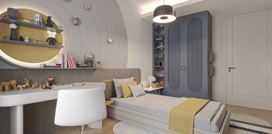 Квартира в Next Level Kemer 4+1, Эйюп, Стамбул, Турция №119160