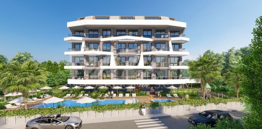 1+1 Leilighet  i Oba, Antalya, Tyrkia Nr. 116577