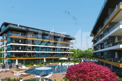 1+1 Lejlighed  i Oba, Antalya, Tyrkiet Nr. 116603 - 4