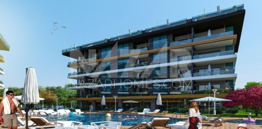 1+1 Lejlighed  i Oba, Antalya, Tyrkiet Nr. 116603