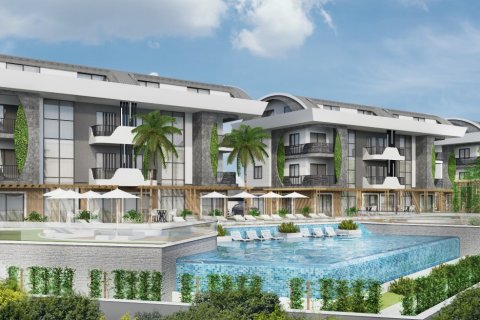 1+1 Leilighet  i Alanya, Antalya, Tyrkia Nr. 118219