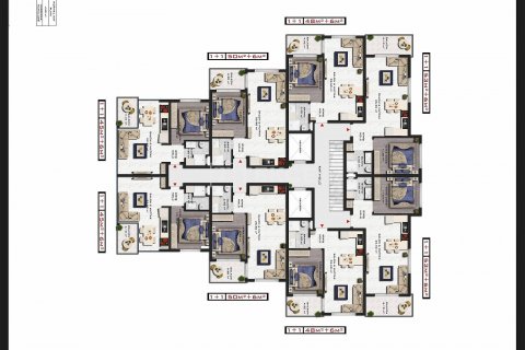 1+1 Lägenhet i Alanya, Antalya, Turkiet Nr. 47737 - 4
