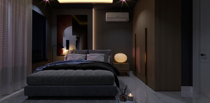 3+1 Lejlighed  i Alanya, Antalya, Tyrkiet Nr. 143980