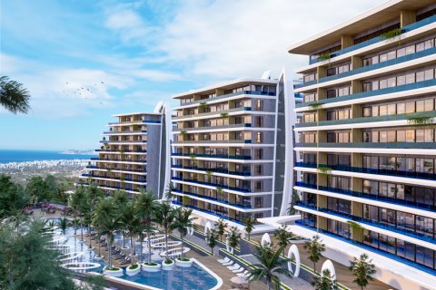 1+1 Lägenhet  i Alanya, Antalya, Turkiet Nr. 119079