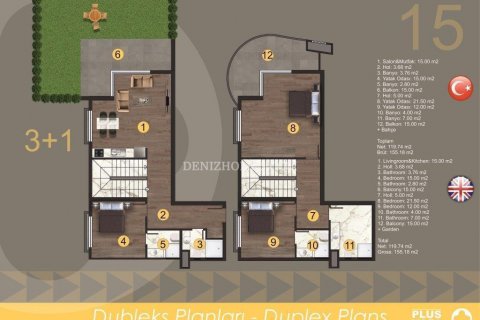 Villa  i Denizli, Turkiet Nr. 120451 - 21